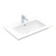 V&B Meuble lavabo VENTICELLO 80x50 cm, avec trou robinet, trop-plein, blanc