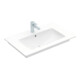 V&B Meuble lavabo VENTICELLO 80x50 cm, avec trou robinet, trop-plein, blanc-4