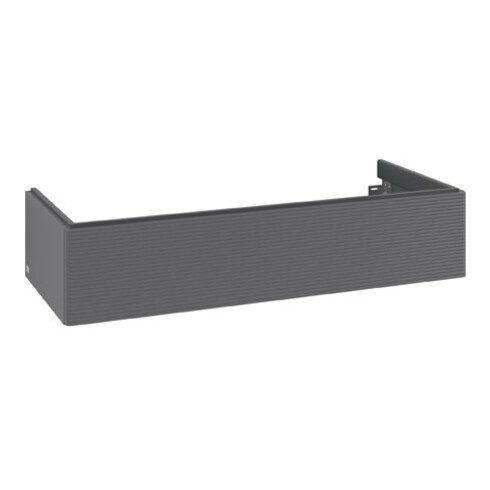 V&B Meuble sous lavabo Antao 118,8x25,6x49,3 cm, anthracite mat laqué