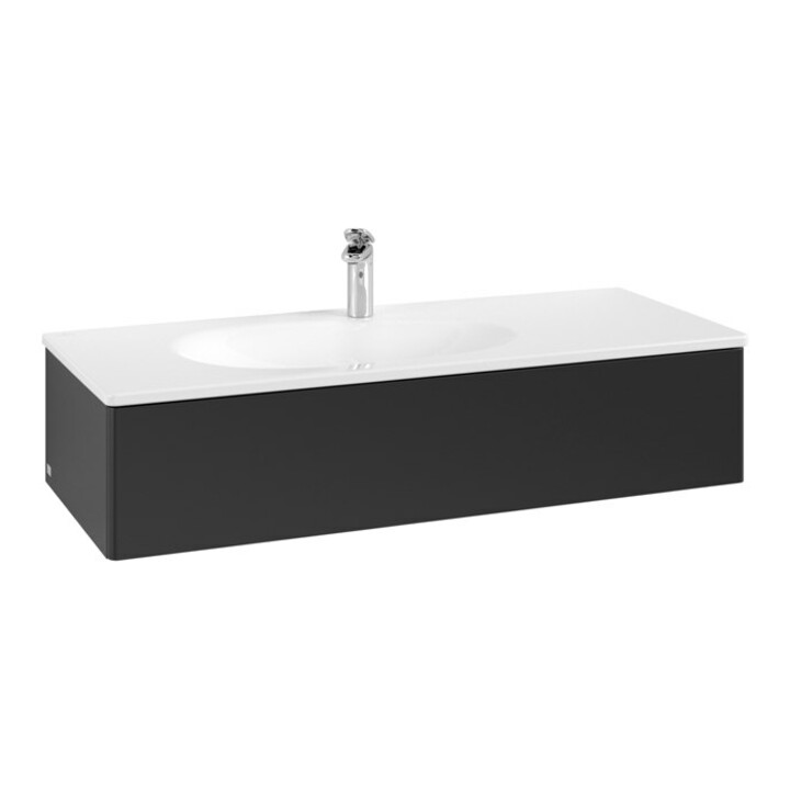 V&B Meuble sous lavabo Antao 118,8x25,6x49,3 cm, sans façade, bleu m Lac