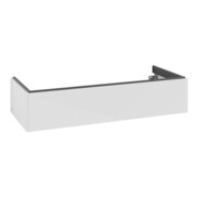 V&B Meuble sous-lavabo Antao 118,8x25,6x49,3cm, sans façade, blanc brillant Lac
