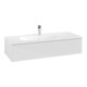 V&B Meuble sous-lavabo Antao 118,8x25,6x49,3cm, sans façade, blanc brillant Lac-3