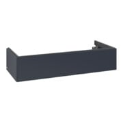 V&B Meuble sous lavabo Antao 118,8x25,6x49,3cm, sans façade, bleu mat avec laque-3