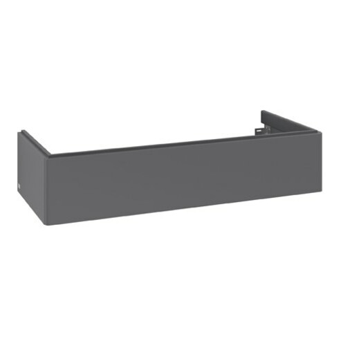 V&B Meuble sous lavabo Antao 118,8x25,6x49,3cm, sans robinet, Anthracite laqué