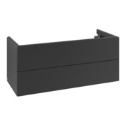 V&B Meuble sous lavabo Antao 118,8x50,4x49,3 cm, avec éclairage, façade bleue laquée