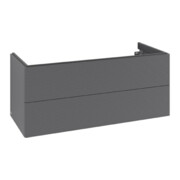V&B Meuble sous-lavabo Antao 118,8x50,4x49,3 cm, avec tiroir, anthracite mat laqué-3