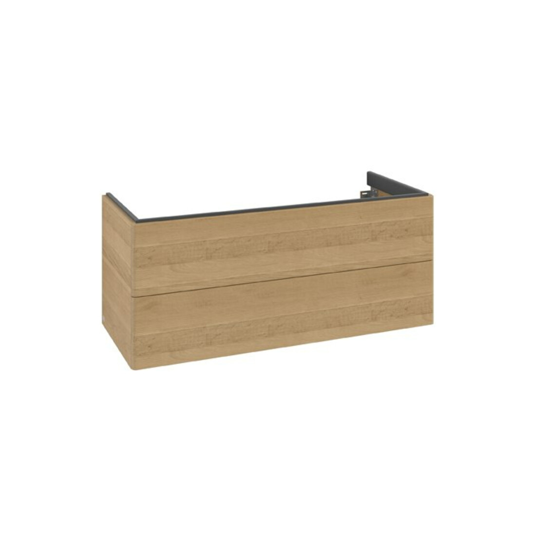 V&B Meuble sous lavabo Antao 118,8x50,4x49,3 cm, sans façade, chêne miel