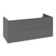 V&B Meuble sous lavabo Antao 118,8x50,4x49,3 cm, sans robinet, anthracite laqué-1