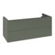 V&B Meuble sous-lavabo Antao 118,8x50,4x49,3 cm, sans robinet, vert feuille avec tiroir-3