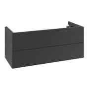V&B Meuble sous lavabo Antao 118,8x50,4x49,3cm, avec façade, bleu mat Lac-3
