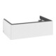V&B Meuble sous lavabo Antao 78,8x25,6x49,6 cm, avec façade, blanc laqué-1