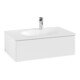 V&B Meuble sous-lavabo Antao 78,8x25,6x49,6 cm, sans façade, blanc mat Lac-1