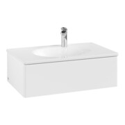 V&B Meuble sous-lavabo Antao 78,8x25,6x49,6 cm, sans façade, blanc mat Lac