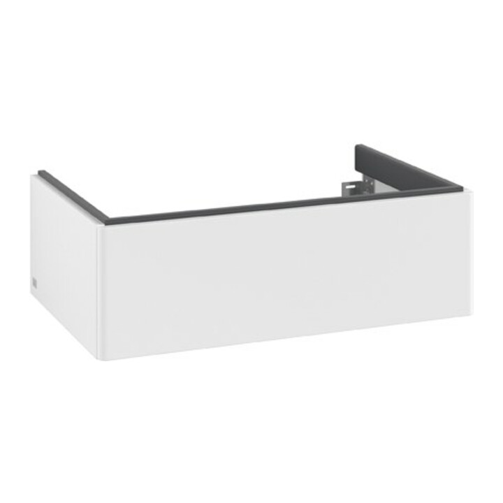 V&B Meuble sous-lavabo Antao 78,8x25,6x49,6 cm, sans façade, blanc mat Lac