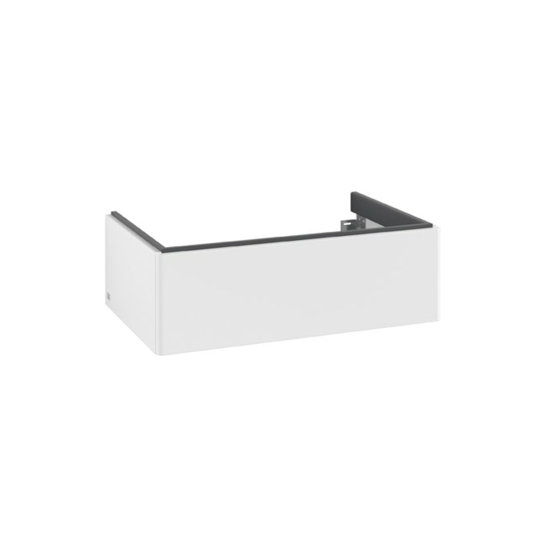 V&B Meuble sous-lavabo Antao 78,8x25,6x49,6 cm, sans façade, blanc mat Lac