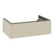 V&B Meuble sous lavabo Antao 78,8x25,6x49,6 cm, sans façade, gris mat laqué-3