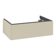 V&B Meuble sous lavabo Antao 78,8x25,6x49,6 cm, sans façade, gris mat laqué-3