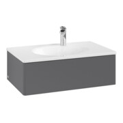 V&B Meuble sous-lavabo Antao 78,8x25,6x49,6 cm, sans robinet, anthracite mat laqué-4