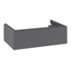 V&B Meuble sous-lavabo Antao 78,8x25,6x49,6cm, avec éclairage, anthracite laqué-1