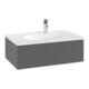 V&B Meuble sous-lavabo Antao 78,8x25,6x49,6cm, avec éclairage, anthracite laqué-3