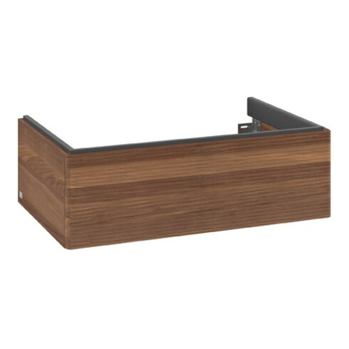 V&B Meuble sous lavabo Antao 78,8x25,6x49,6cm, avec façade, noyer chaud
