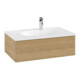 V&B Meuble sous lavabo Antao 78,8x25,6x49,6cm, sans façade, chêne miel-1