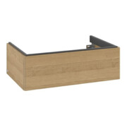 V&B Meuble sous lavabo Antao 78,8x25,6x49,6cm, sans façade, chêne miel-3