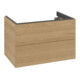 V&B Meuble sous lavabo Antao 78,8x50,4x49,6 cm, avec façade, chêne miel-1