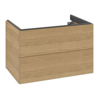 V&B Meuble sous-lavabo Antao 78,8x50,4x49,6 cm, sans façade, chêne miel