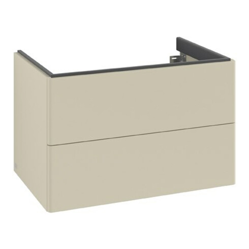 V&B Meuble sous-lavabo Antao 78,8x50,4x49,6 cm, sans façade, gris moyen mat