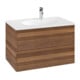V&B Meuble sous-lavabo Antao 78,8x50,4x49,6 cm, sans façade, noyer chaud-1