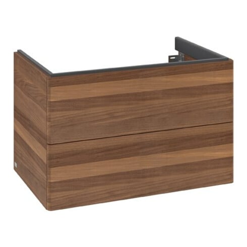 V&B Meuble sous-lavabo Antao 78,8x50,4x49,6 cm, sans façade, noyer chaud