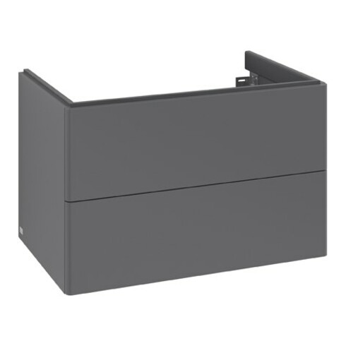 V&B Meuble sous lavabo Antao 78,8x50,4x49,6 cm, sans robinetterie, anthracite laqué