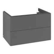 V&B Meuble sous-lavabo Antao 78,8x50,4x49,6cm, anthracite mat, laqué