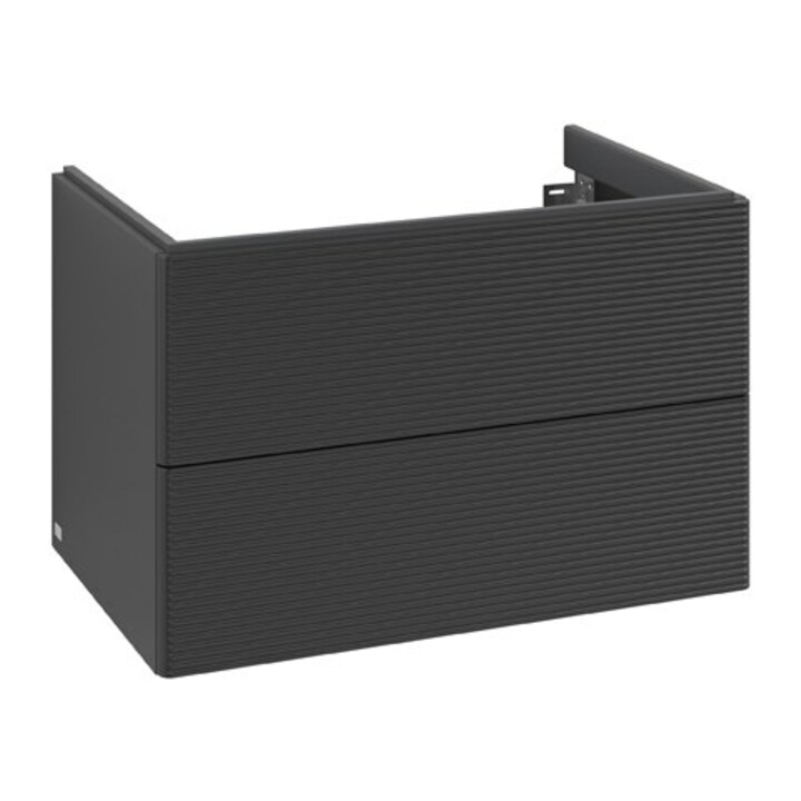 V&B Meuble sous-lavabo Antao 78,8x50,4x49,6cm, avec façade, bleu mat laqué