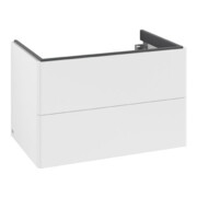 V&B Meuble sous lavabo Antao 78,8x50,4x49,6cm, sans façade, blanc mat Lac