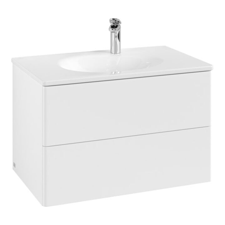 V&B Meuble sous lavabo Antao 78,8x50,4x49,6cm, sans façade, blanc mat Lac