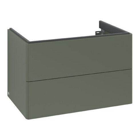 V&B Meuble sous lavabo Antao 78,8x50,4x49,6cm, sans robinet, vert feuille, m Lac