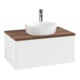 V&B Meuble sous-lavabo Antao 80x36x50 cm, HL, WBP chêne sauvage, blanc avec Lac-3