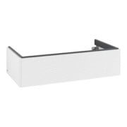 V&B Meuble sous lavabo Antao 98,8x25,6x49,3 cm, avec façade, blanc laqué