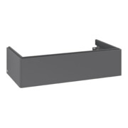 V&B Meuble sous lavabo Antao 98,8x25,6x49,3 cm, sans robinet, anthracite mat laqué