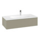 V&B Meuble sous-lavabo Antao 98,8x25,6x49,3cm, avec façade, gris mat avec laque-1