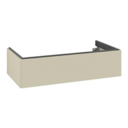 V&B Meuble sous lavabo Antao 98,8x25,6x49,3cm, sans façade, gris mat Lac