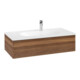 V&B Meuble sous-lavabo Antao 98,8x25,6x49,3cm, sans façade, noyer chaud-1