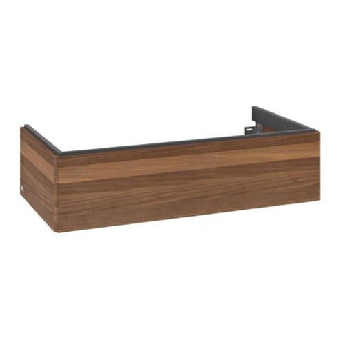 V&B Meuble sous-lavabo Antao 98,8x25,6x49,3cm, sans façade, noyer chaud
