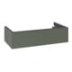 V&B Meuble sous lavabo Antao 98,8x25,6x49,3cm, sans robinet, vert feuille, mat laqué-1