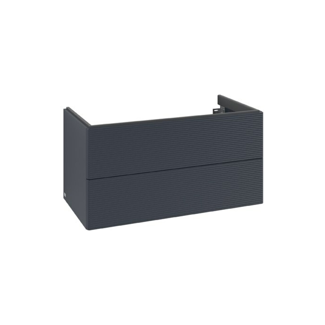 V&B Meuble sous lavabo Antao 98,8x50,4x49,6 cm, avec façade, en blanc mat laqué