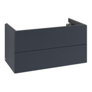V&B Meuble sous-lavabo Antao 98,8x50,4x49,6cm, avec éclairage tiroir, avec façade, avec laque bleue