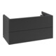 V&B Meuble sous-lavabo Antao 98,8x50,4x49,6cm, avec façade, bleu mat laqué-3