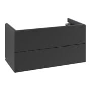 V&B Meuble sous-lavabo Antao 98,8x50,4x49,6cm, avec façade, bleu mat laqué-3